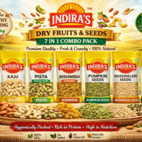 DRY FRUITS AND SEEDS COMBO (EACH DRY FRUIT 100 GM) 700GRAMS